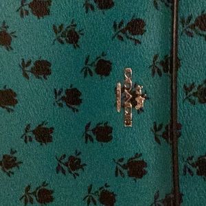 Coach purse with black roses
